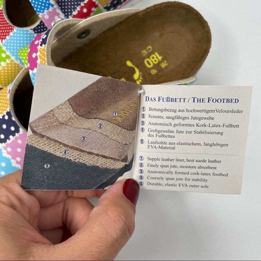 Birkenstock Dorian Patchwork Mules Clogs NIB - Picture 8 of 9